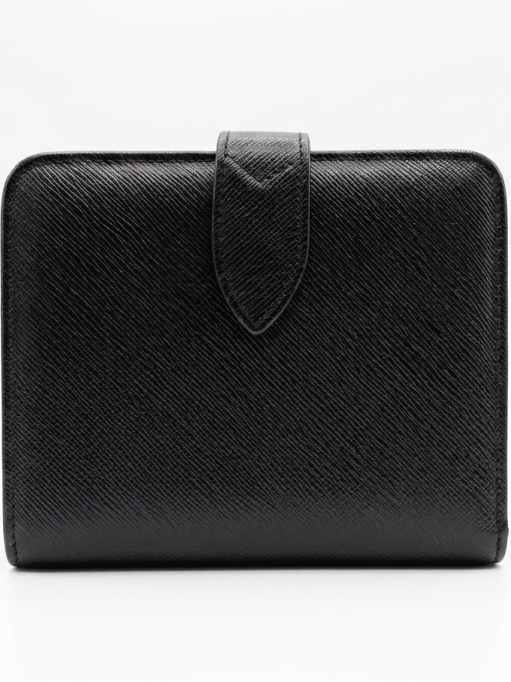 NWOT Coach Vintage Gramercy kisslock  Bag Purse coin Wallet Black Leather Italy